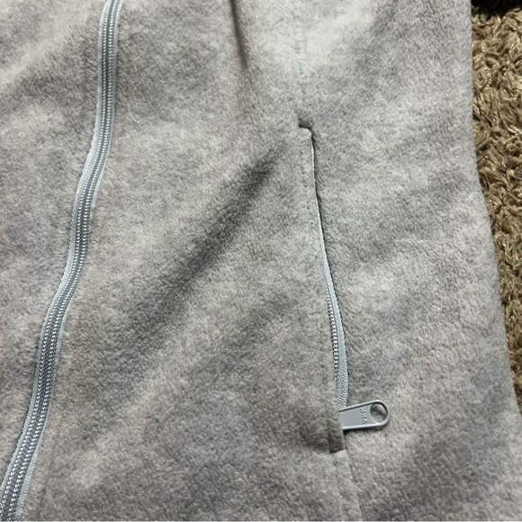 Columbia Gray Heather Full Zip Fleece Jacket Size Smalll - Picture 5 of 10